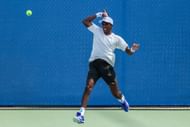 Nishesh Basavareddy at the Winston-Salem Open 2025. (Photo: Getty)
